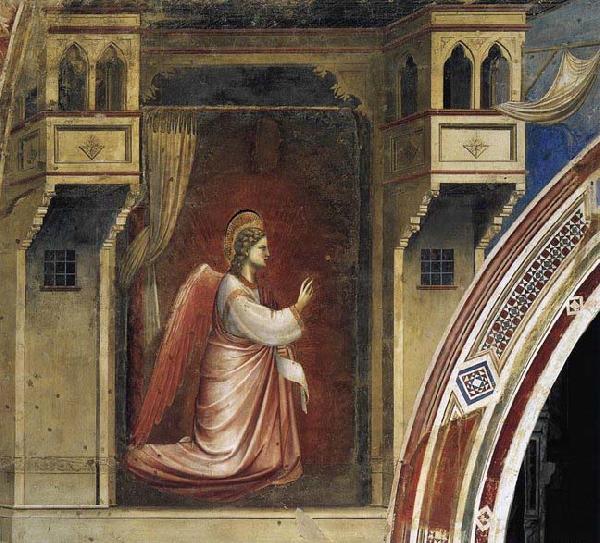 GIOTTO di Bondone The Angel Gabriel Sent by God oil painting image